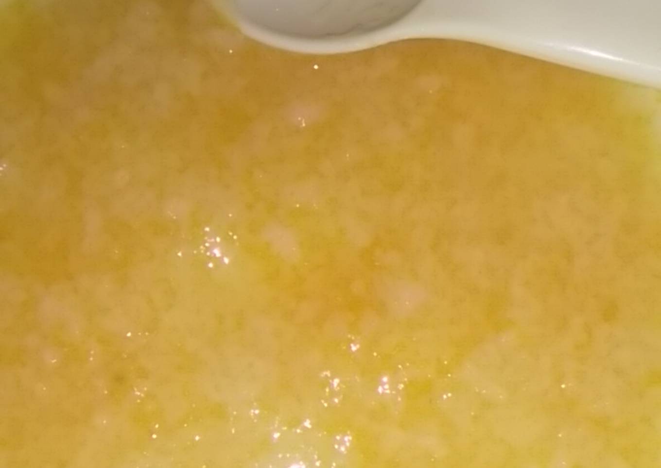 Bubur nasi dan wortel MPASI