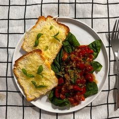 A picture of Gluten-free Goan Spiced Bruschetta.