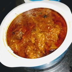 A picture of Mutton Curry.