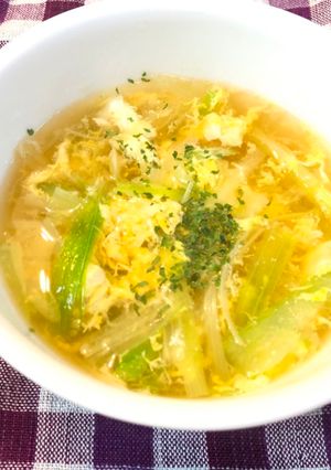 A picture of My mother’s Egg Soup.