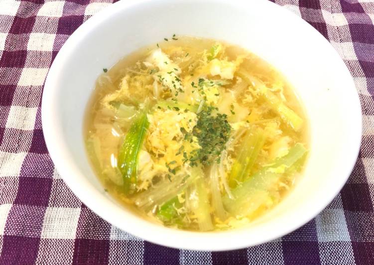 Recipe of Super Quick Homemade My mother’s Egg Soup