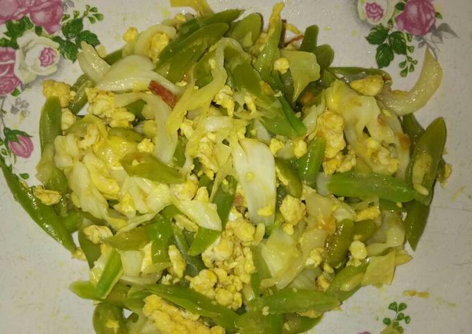 Resep Orak arik buncis kol sederhana yang Menggugah Selera