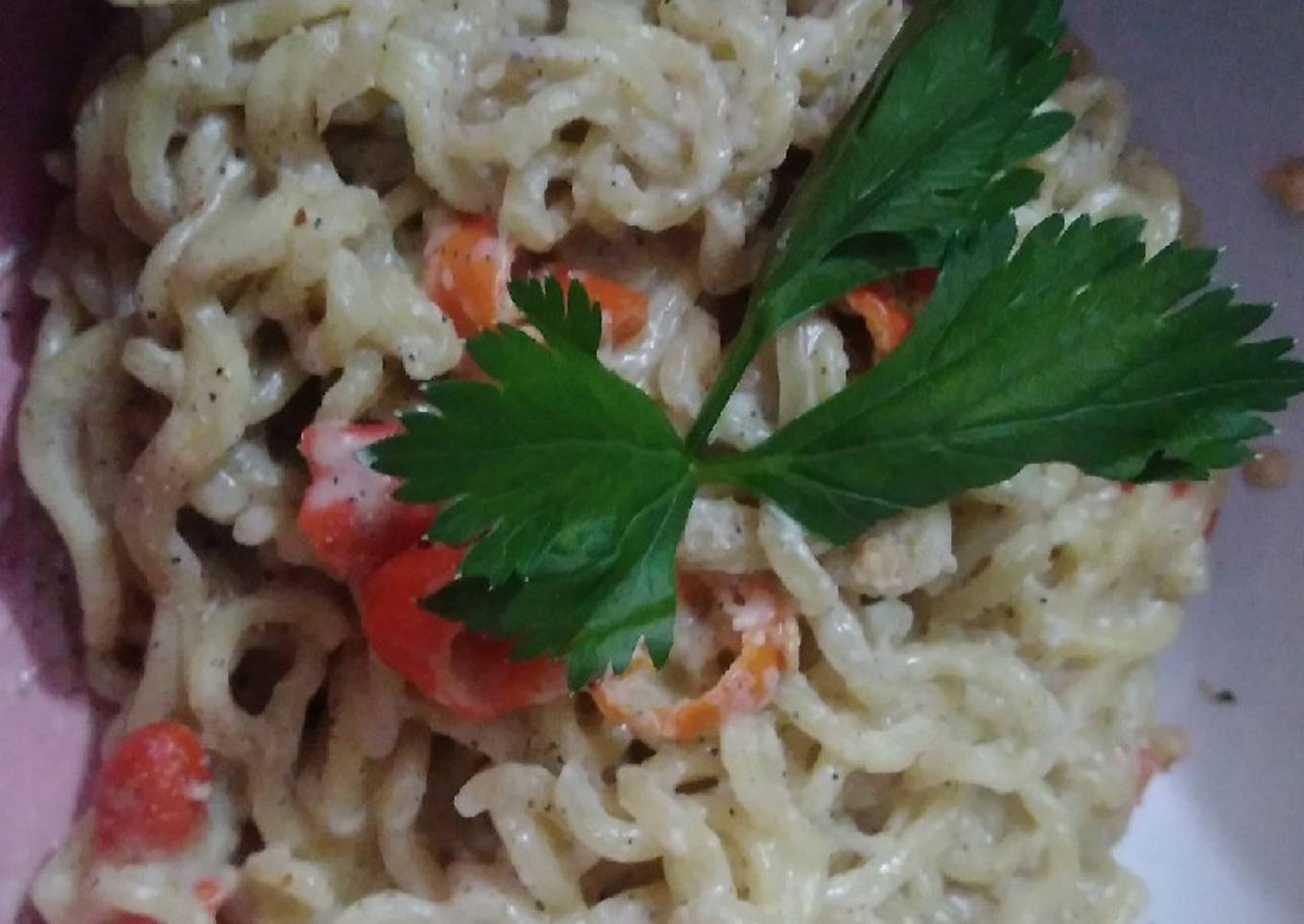 Mie Susu keju