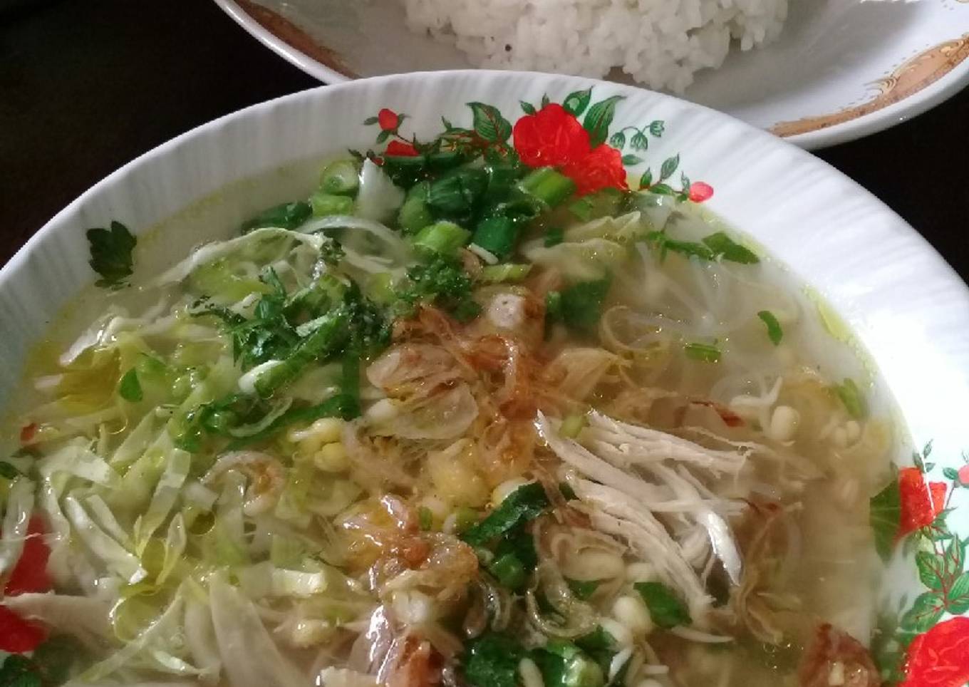 Soto ayam kampung bening segeeerr