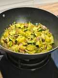 Fideuà al curry de verduras con champiñón