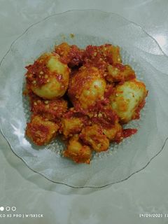 Foto resep Tahu telur balado