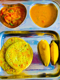 வல்லாரைக்கீரை தோசை(vallarai keerai dosai recipe in tamil) செய்முறை முக்கிய புகைப்படம்