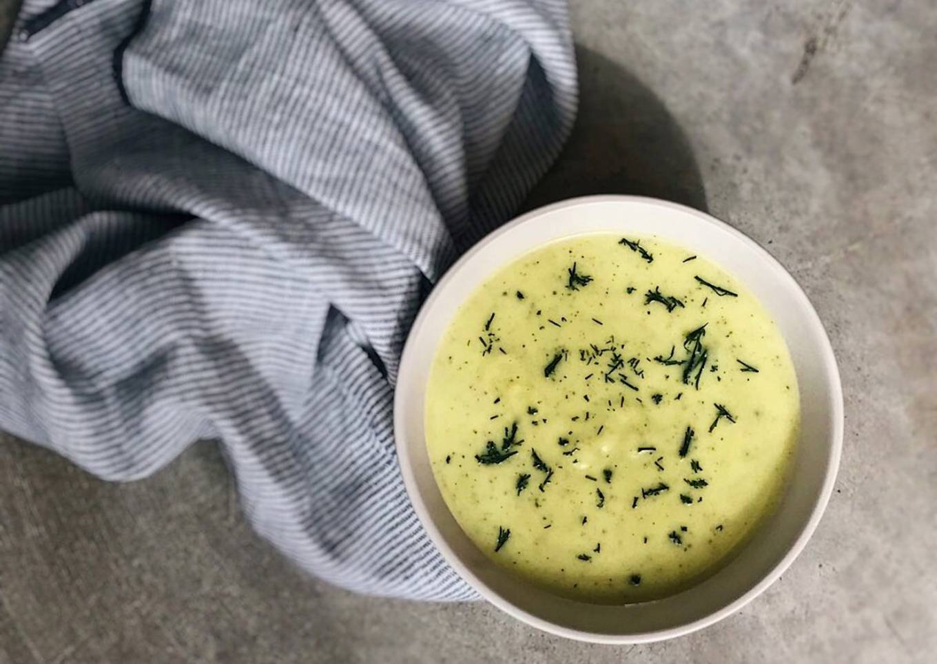 Crema de calabacín fácil con Thermomix
