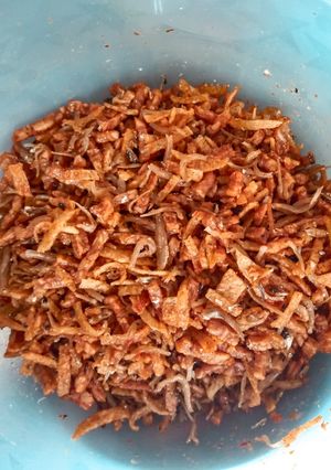 Foto resep 6. BALADO KERING KENTANG, TERI & TEMPE