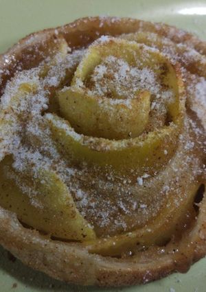 Foto principal de Flores de hojaldre y manzana