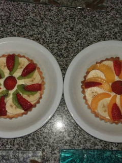 Una foto de Tarta de frutos frescos