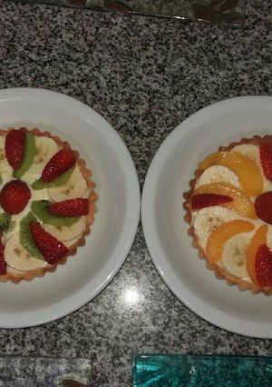 Una foto de Tarta de frutos frescos