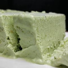 A picture of Homemade Avocado 🥑 Ice cream 🍦.
