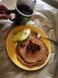 Panqueques con plátano