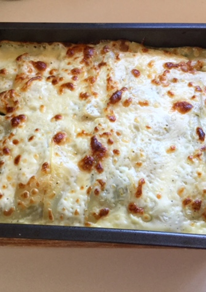 Una foto de Canelones de verdura