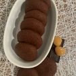 Шоколадне печиво з карамельною начинкою