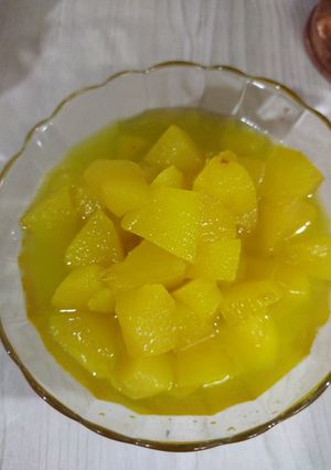 عکسی از دستور کمپوت سیب