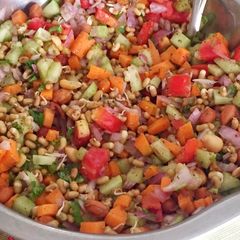 Moth Bean Sprouts Salad A picture of Moth Bean Sprouts Salad.