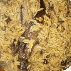 A picture of Black paper Rice.