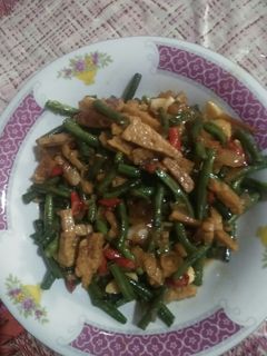 Foto resep Tumis kacang panjang