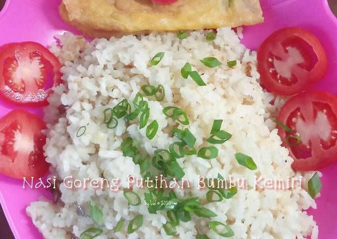 Nasi Goreng Putihan Bumbu Kemiri