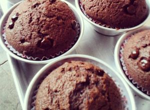 Foto resep choco muffin(takaran sendok)