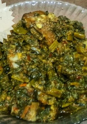 A picture of Palak gosht.