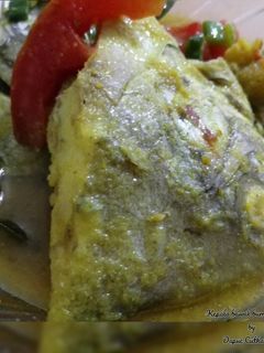 Foto resep Kepala Bawal bumbu kuning