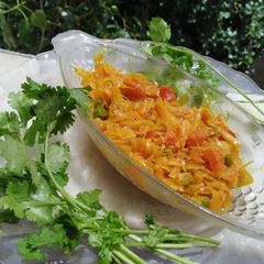 A picture of Cabbage with peas sabzi.