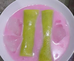 Resep Populer Es pisang ijo ala yessy Ala Warteg