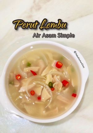Gambar Perut Lembu Air Asam Simple