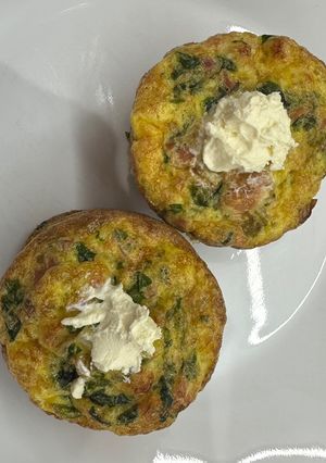 Una foto de Deliciosos Muffins de Espinaca y atún
