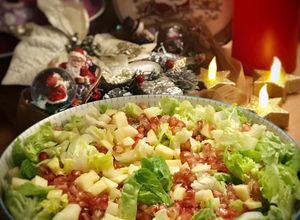 Foto principal de Ensalada de granada y manzana