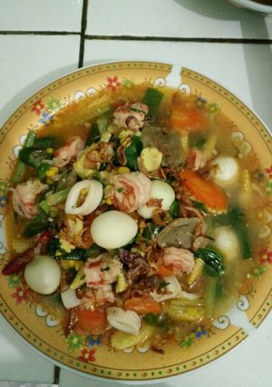 Foto resep Capcay seafood kuah