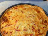 Tarta de queso y cebolla
