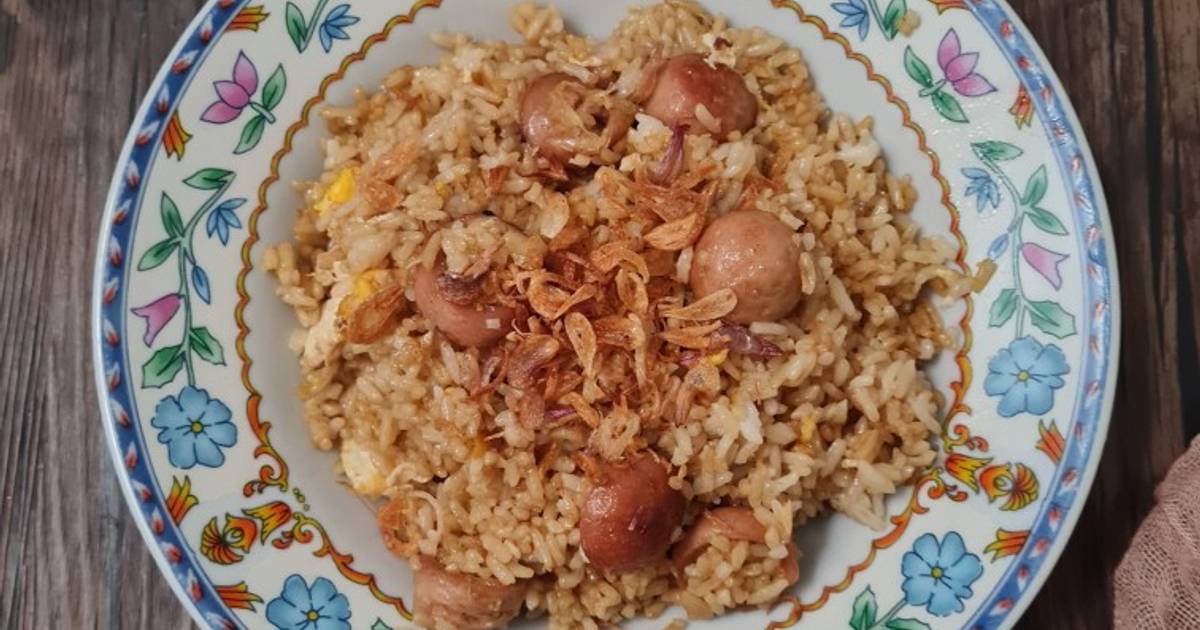 Resep Nasi Goreng Sosis oleh Yuna - Cookpad