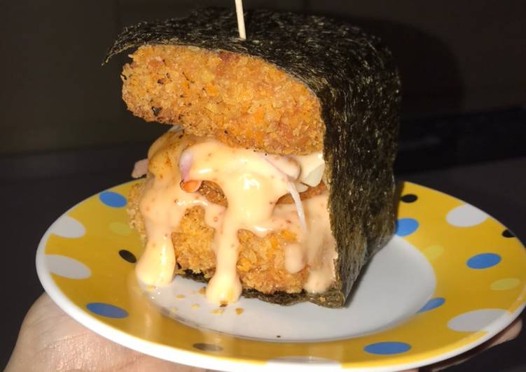 Langkah Mudah untuk Membuat Burger Sushi, Sempurna