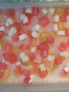 Foto resep Puding tahu siram buah