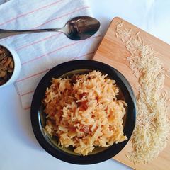 A picture of Gur wale Chawal (In Punjabi).