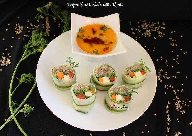 Bajra Sushi Rolls With Raab