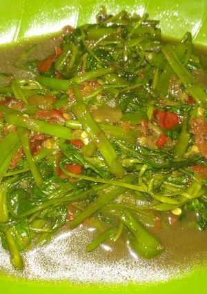 Foto resep Tumis kangkung balacan
