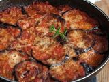 Parmigiana melanzane e prosciutto