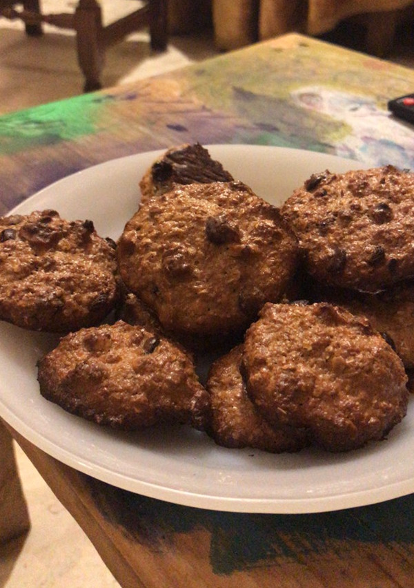 Una foto de Galletas de avena y miel