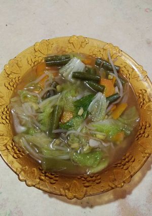 Foto resep Tumis sawi putih sederhana (Diet Debm)