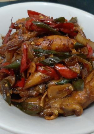 Foto resep Baby cumi manis pedas