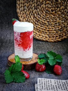 Foto resep Jus strawberry Whip Cream