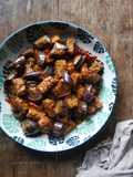 Tumis Terong Tempe Pedas Manis
