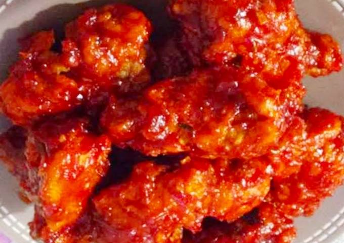 Korean Spicy Chicken Wings