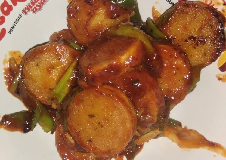 YUK DICOBA! Resep Scallop saus pedas ala richeese