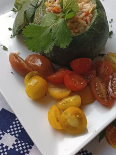 Una foto de Zapallo Italiano Relleno